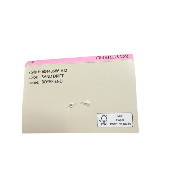 Vintage America Womens Sand Cotton/Spandex Boyfriend Pants Casual Fit Size 6/28 - Picture 9 of 14